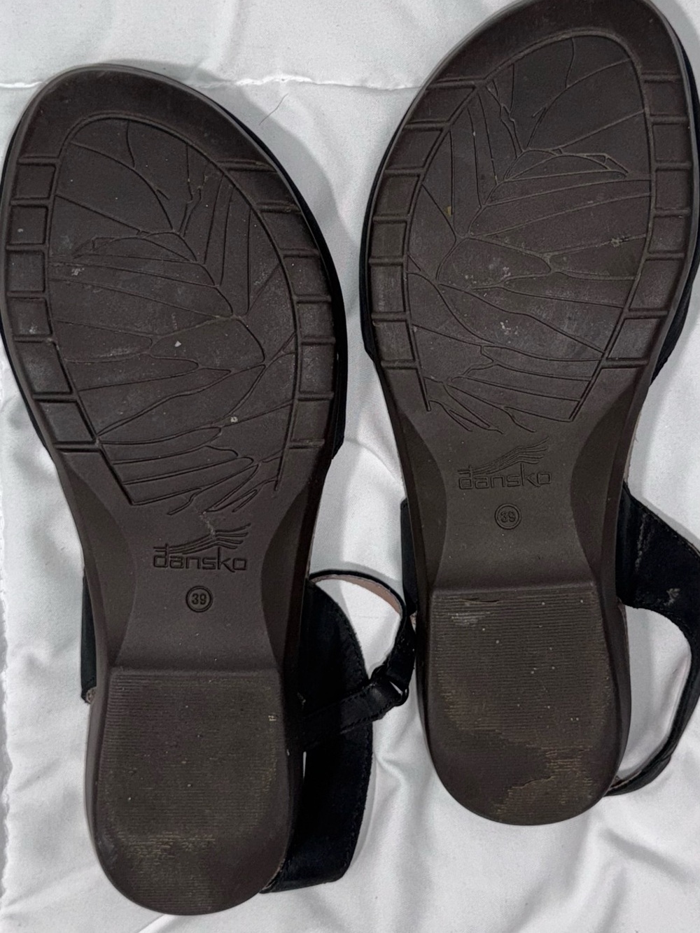 Dansko Rowan Black Slingback Flat closed toe Sandals 39 8.5-9 - Picture 10 of 15